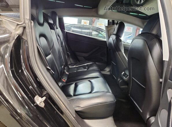 5YJ3E1EB8NF120491 2022 TESLA MODEL Black Հետևի նստատեղերի տեսք