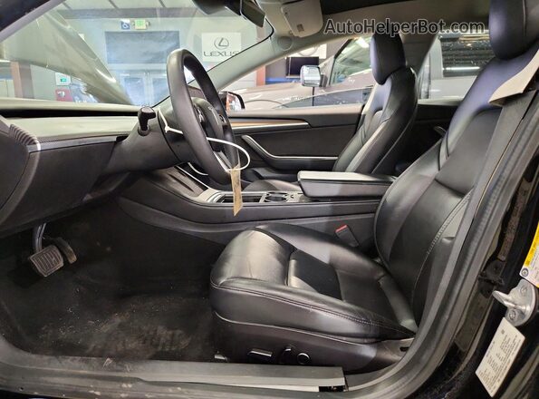 5YJ3E1EB8NF120491 2022 TESLA MODEL Black Սալոնի դիմացի տեսք