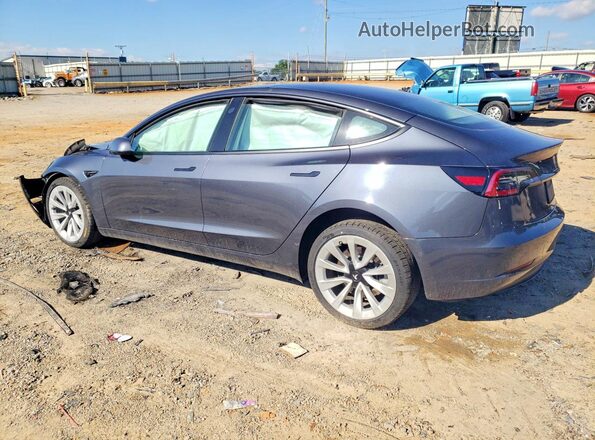 5YJ3E1EB8NF127344 2022 TESLA MODEL Gray Հետևի ձախ