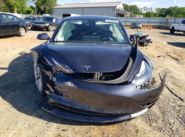 5YJ3E1EB8NF127344 2022 TESLA MODEL Gray Դիմացի տեսք