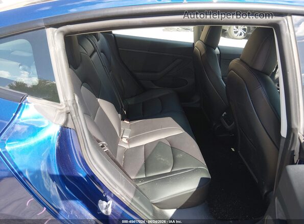 5YJ3E1EB8NF159324 2022 TESLA MODEL 3 Синий Вид наклейки с VIN-кодом