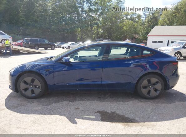5YJ3E1EB8NF159324 2022 TESLA MODEL 3 Синий Вид щитка приборов
