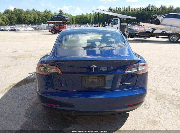 5YJ3E1EB8NF159324 2022 TESLA MODEL 3 Синий Панорамный вид салона 360°