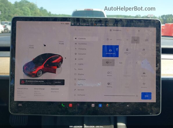 5YJ3E1EB8NF189813 2022 TESLA MODEL 3 Black 