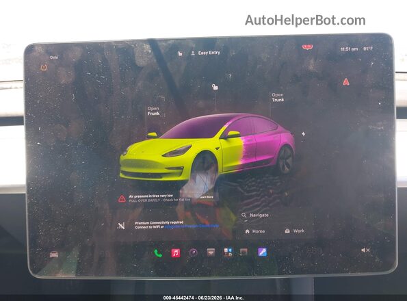 5YJ3E1EB8NF244390 2022 TESLA MODEL 3 White 