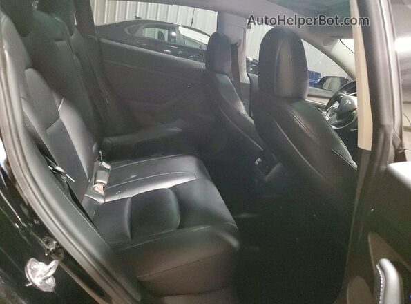 5YJ3E1EB8NF272108 2022 TESLA MODEL Black Հետևի նստատեղերի տեսք