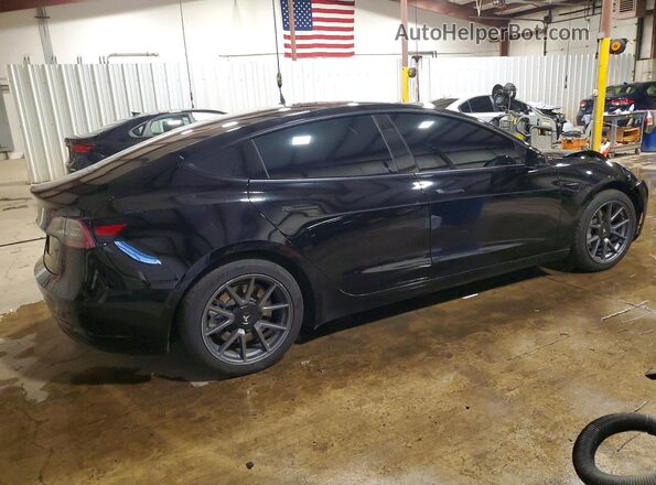 5YJ3E1EB8NF272108 2022 TESLA MODEL Black Հետևի աջ