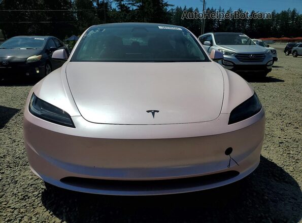 5YJ3E1EB8RF750856 2024 TESLA MODEL Розовый Вид спереди