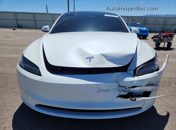 5YJ3E1EB8RF820758 2024 TESLA MODEL White Front view