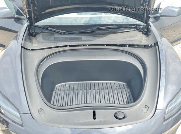 5YJ3E1EB8SF913611 2025 TESLA MODEL Charcoal Սալոնի հետևի տեսք