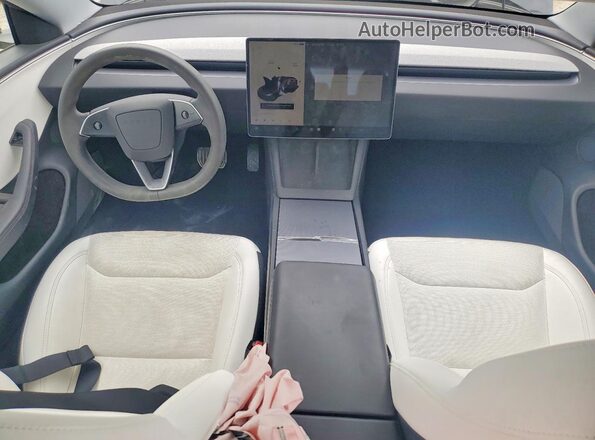 5YJ3E1EB8SF913611 2025 TESLA MODEL Charcoal Առջևի վահանակի տեսք