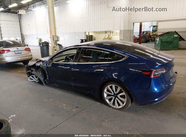 5YJ3E1EB9JF147693 2018 TESLA MODEL 3 Blue Панорамний вид салону 360°