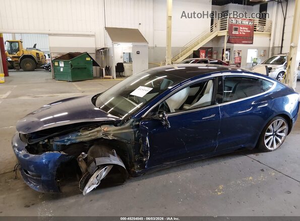5YJ3E1EB9JF147693 2018 TESLA MODEL 3 Blue Вид спереду