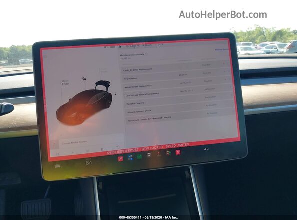 5YJ3E1EB9JF181987 2018 TESLA MODEL 3 Черный 
