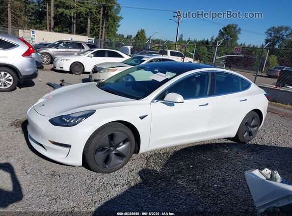 5YJ3E1EB9KF211751 2019 TESLA MODEL 3 White Vista interior de 360 grados