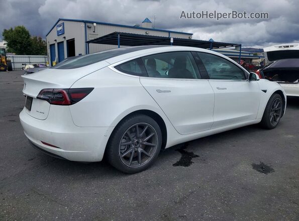 5YJ3E1EB9LF650112 2020 TESLA MODEL Белый Задняя правая четверть