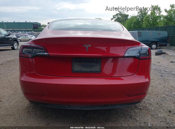 5YJ3E1EB9MF060865 2021 TESLA MODEL 3 Красный 