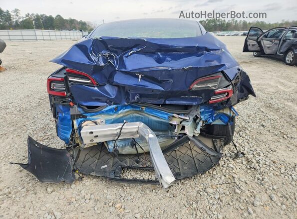 5YJ3E1EB9MF068125 2021 TESLA MODEL Blue 