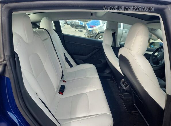 5YJ3E1EB9MF068125 2021 TESLA MODEL Blue 