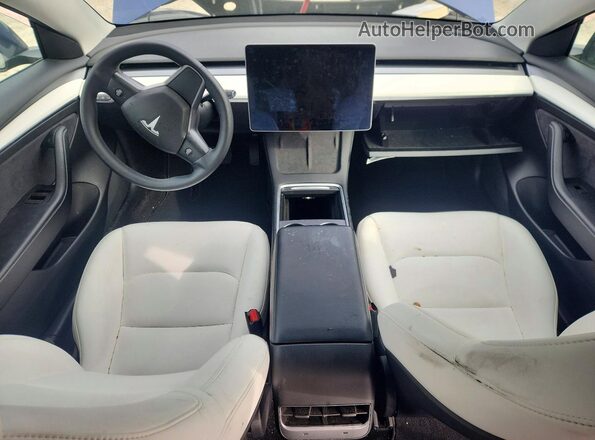 5YJ3E1EB9MF068125 2021 TESLA MODEL Blue 