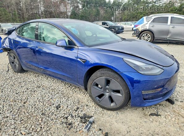 5YJ3E1EB9MF068125 2021 TESLA MODEL Blue 