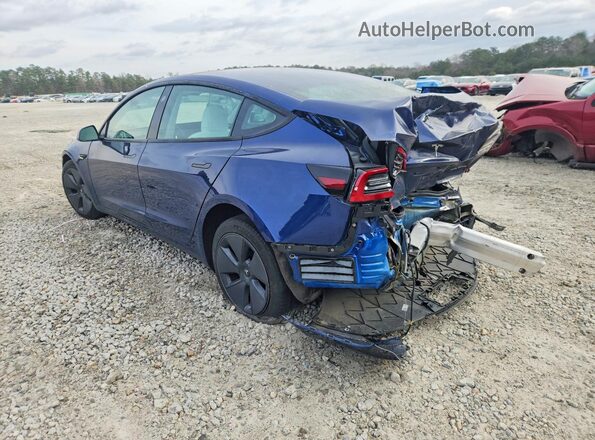 5YJ3E1EB9MF068125 2021 TESLA MODEL Blue 