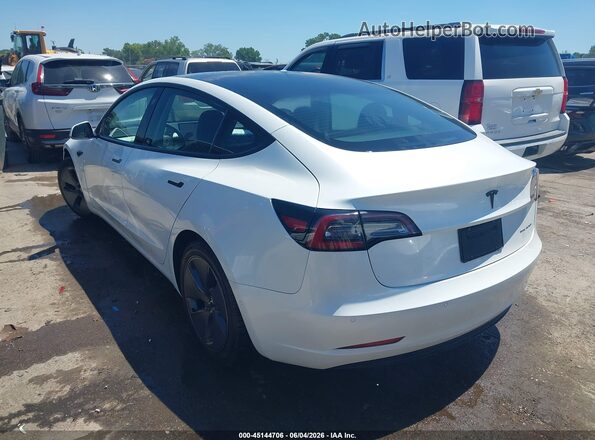 5YJ3E1EB9MF928217 2021 TESLA MODEL 3 White Rear left