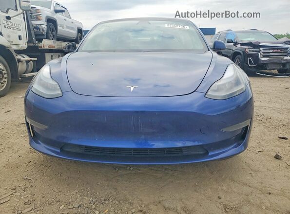 5YJ3E1EB9MF980446 2021 TESLA MODEL Blue 