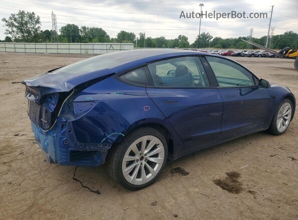 5YJ3E1EB9MF980446 2021 TESLA MODEL Blue 