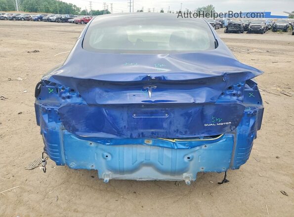 5YJ3E1EB9MF980446 2021 TESLA MODEL Blue 
