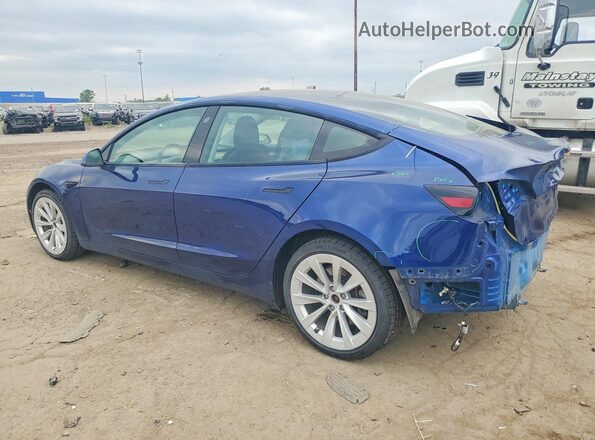5YJ3E1EB9MF980446 2021 TESLA MODEL Blue 
