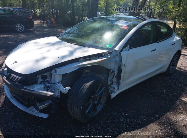 5YJ3E1EB9NF112836 2022 TESLA MODEL 3 White Przód lewy