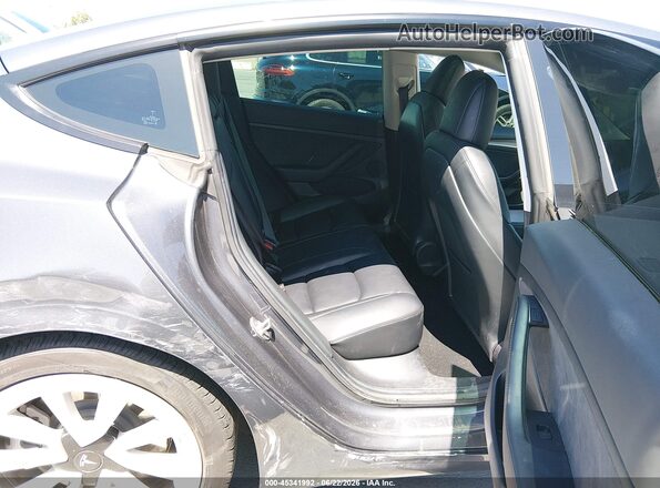 5YJ3E1EB9NF138756 2022 TESLA MODEL 3 Black Vista de la etiqueta del VIN