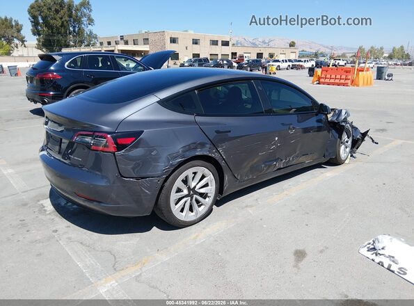 5YJ3E1EB9NF138756 2022 TESLA MODEL 3 Black Trasero derecho