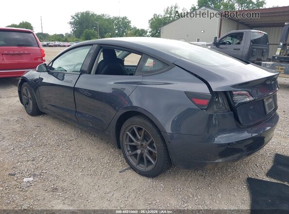 5YJ3E1EB9NF341968 2022 TESLA MODEL 3 Серый Задняя левая четверть