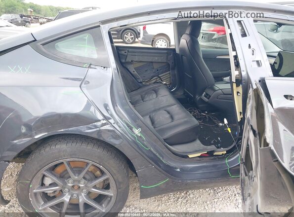 5YJ3E1EB9NF341968 2022 TESLA MODEL 3 Серый Вид наклейки с VIN-кодом