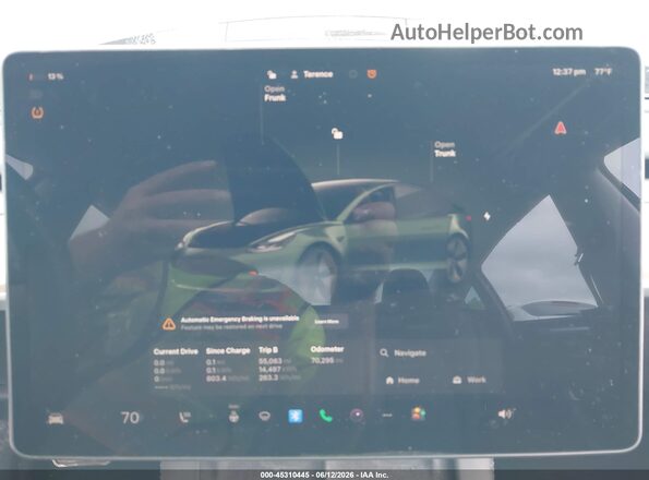 5YJ3E1EB9NF341968 2022 TESLA MODEL 3 Серый 