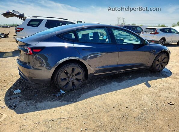 5YJ3E1EB9RF794722 2024 TESLA MODEL Gray Trasero derecho