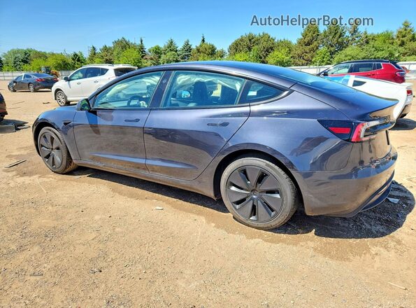 5YJ3E1EB9RF794722 2024 TESLA MODEL Gray Trasero izquierdo