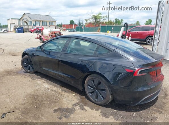 5YJ3E1EB9SF906618 2025 TESLA MODEL 3 Black Հետևի ձախ