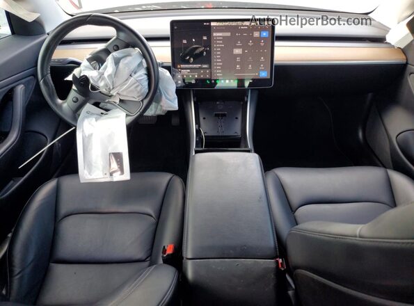 5YJ3E1EBXJF088170 2018 TESLA MODEL Black Առջևի վահանակի տեսք