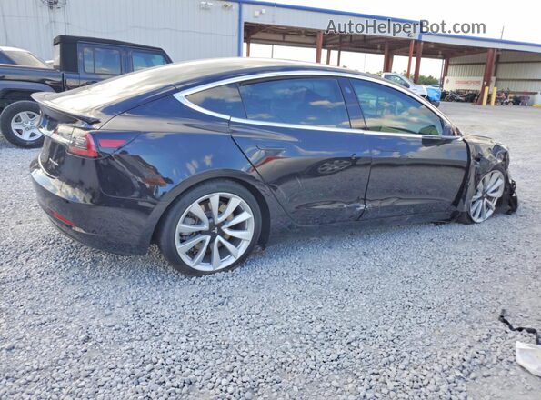 5YJ3E1EBXJF088170 2018 TESLA MODEL Black Հետևի աջ
