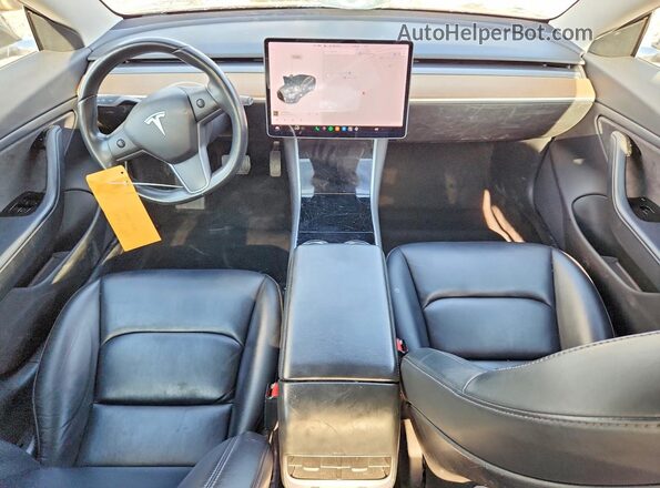 5YJ3E1EBXJF182209 2018 TESLA MODEL Black Widok deski rozdzielczej