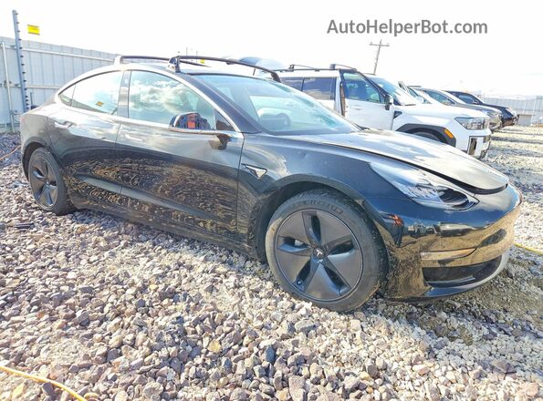 5YJ3E1EBXJF182209 2018 TESLA MODEL Black Przód prawy