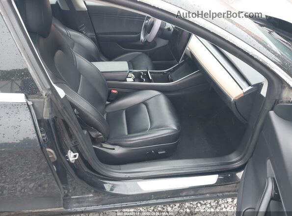 5YJ3E1EBXJF186681 2018 TESLA MODEL 3 Black Սալոնի դիմացի տեսք