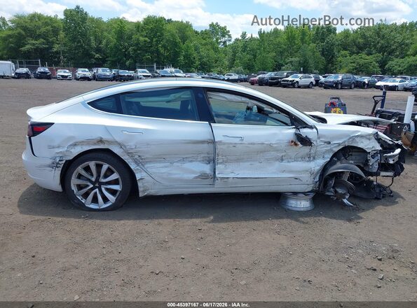 5YJ3E1EBXKF390186 2019 TESLA MODEL 3 White Vista interior trasera