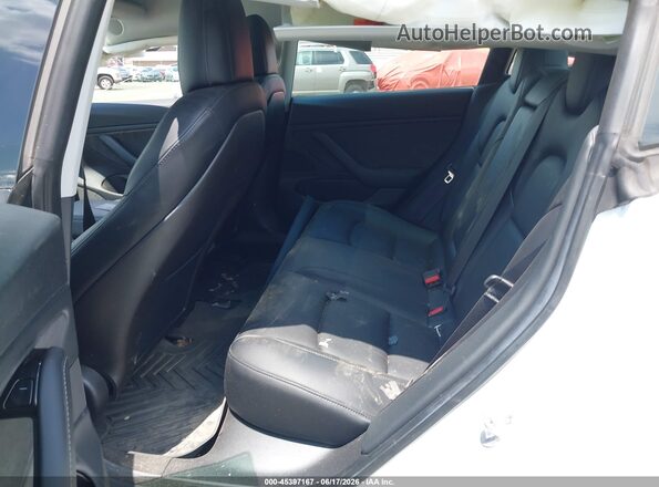 5YJ3E1EBXKF390186 2019 TESLA MODEL 3 White Vista de la etiqueta del VIN