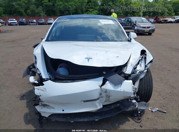 5YJ3E1EBXKF390186 2019 TESLA MODEL 3 White Vista del cuadro de instrumentos
