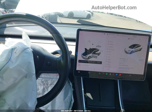 5YJ3E1EBXKF390186 2019 TESLA MODEL 3 White 