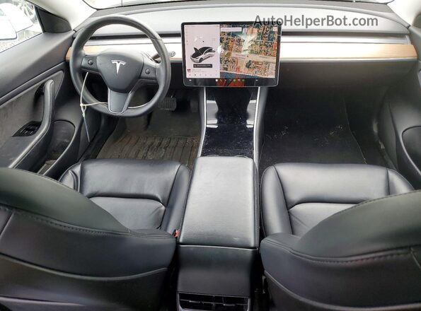 5YJ3E1EBXLF665914 2020 TESLA MODEL White Առջևի վահանակի տեսք